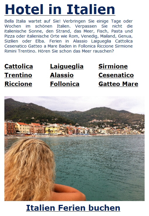 Italien Ferien