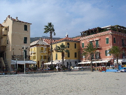 Laigueglia Ferien Dorf und Strand